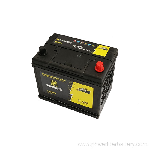 12v 70ah N70 80D26L lead-acid car starting battery